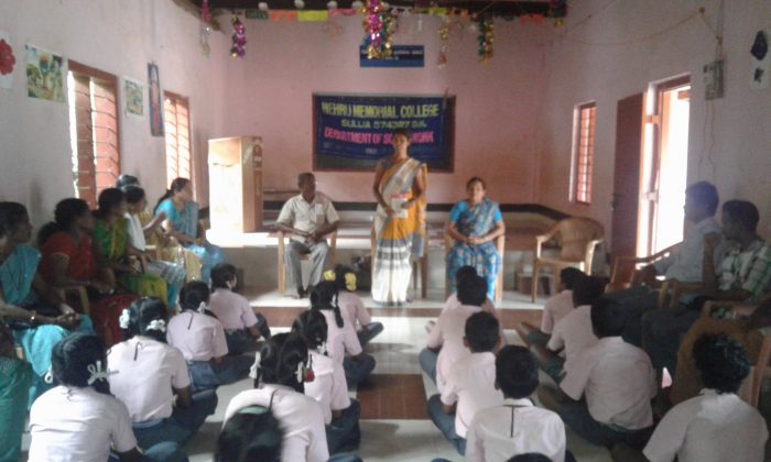 Role of Parents in up-brining of child at G.H.P.School Mandekolu