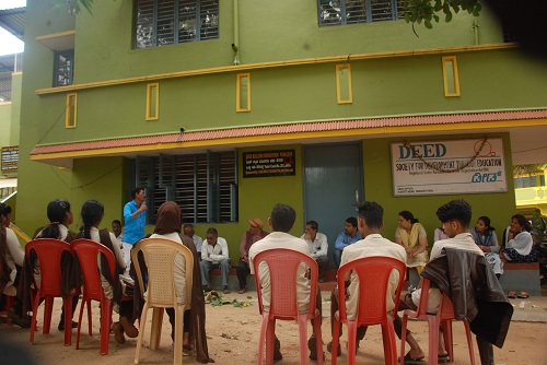 Interaction with Dr.SHREEKANTH Director,DEED NGO -Hunsoor-min